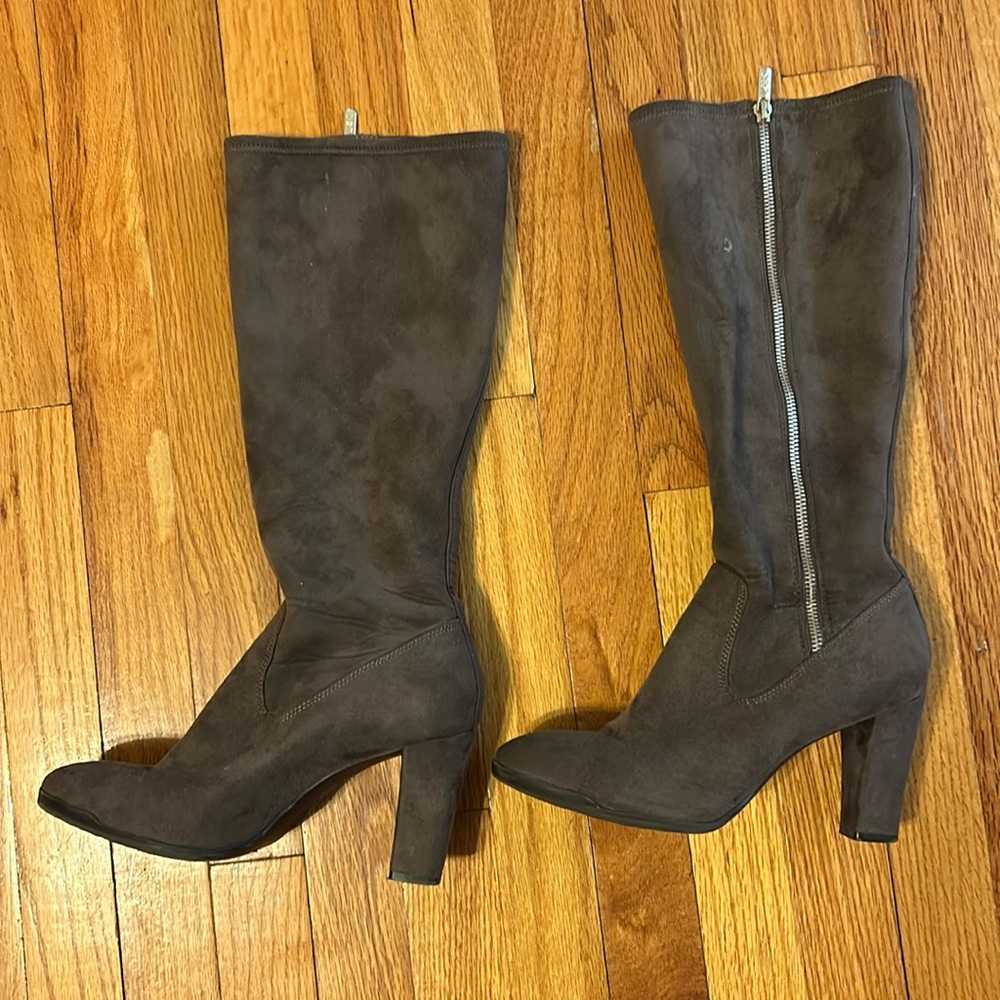 Brown Suede Boots